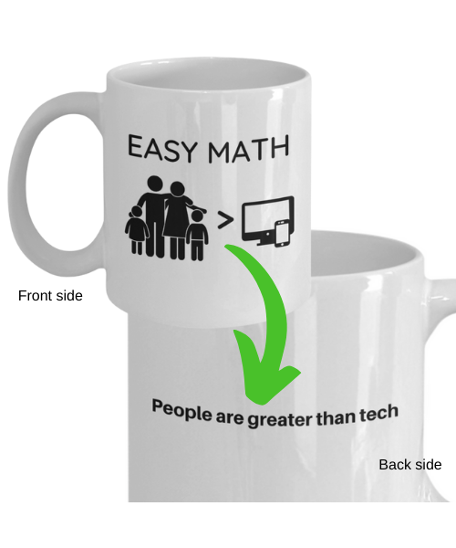 Easy Math People Greater Than Tech